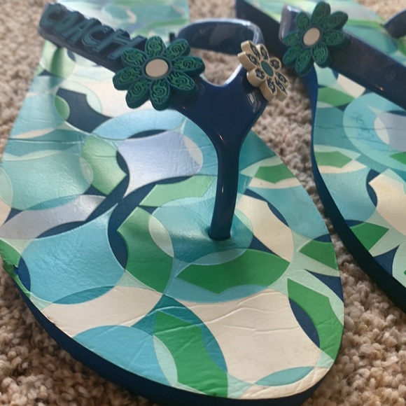 New Coach Kerry Jelly Flip Flops Size 7 - Picture 2 of 5